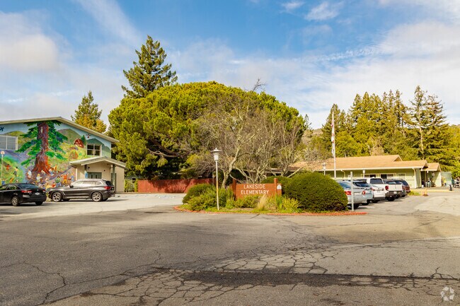 Lakeside Elementary School students enjoy the nature surrounding its campus.