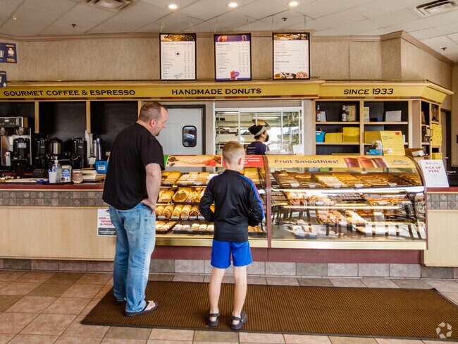 Locals love to grab a sweet treat at LaMar's Donuts and Coffee in the Westcliff and Cambridge neighborhood in Westminster, Colorado.