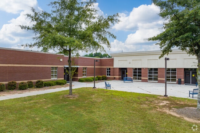 Barber Middle School serves over 400 students.