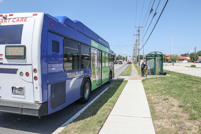 Take Tulsa Transit from Johansen Acres to the greater Tulsa area.