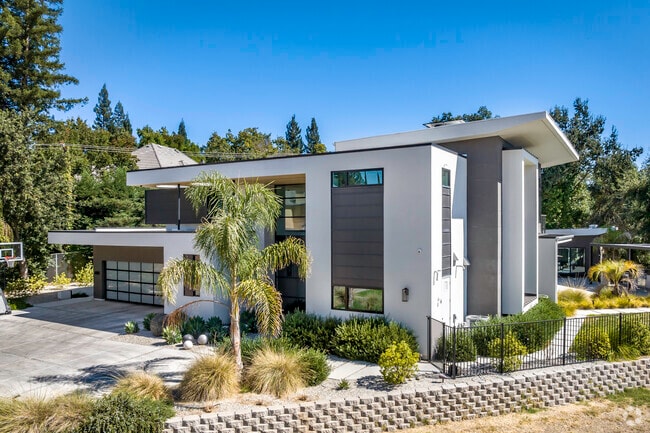 This modern-style home has a prairie-type architectural feel in Carmichael.