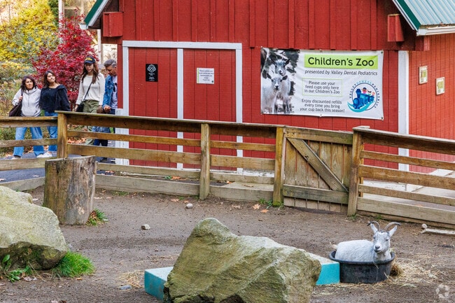 Binghamton residents head to the Ross Park Zoo to view a roster of animals.