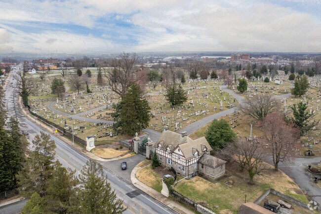Baltimore’s Loudon Park National Cemetery, dating back to 1862, includes graves of soldiers from both sides of the Civil War.