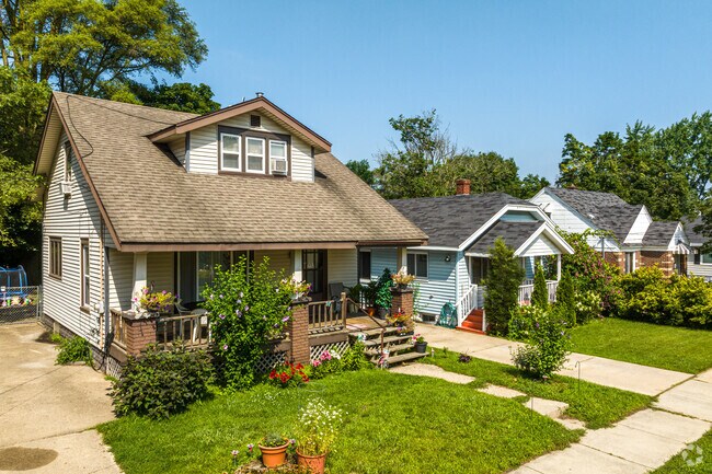 Bungalow-style homes are plentiful in the Urbandale neighborhood of Wyoming, Michigan.