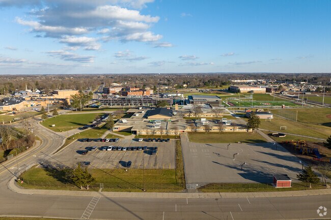 Brendel Elementary School is located on a large campus with multiple schools.