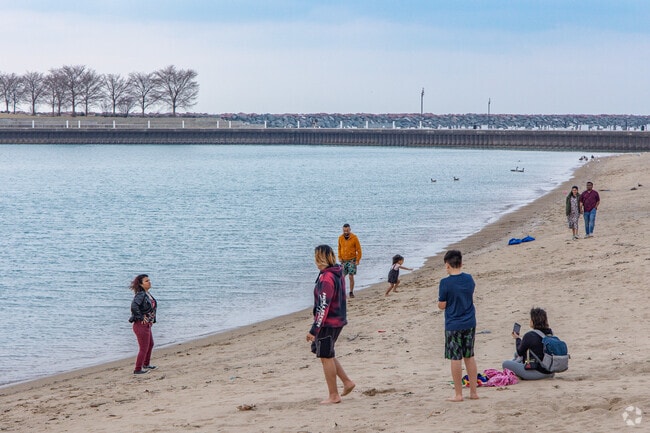 31st Street Beach is a popular place to gather on warm days in Prairie Shores.
