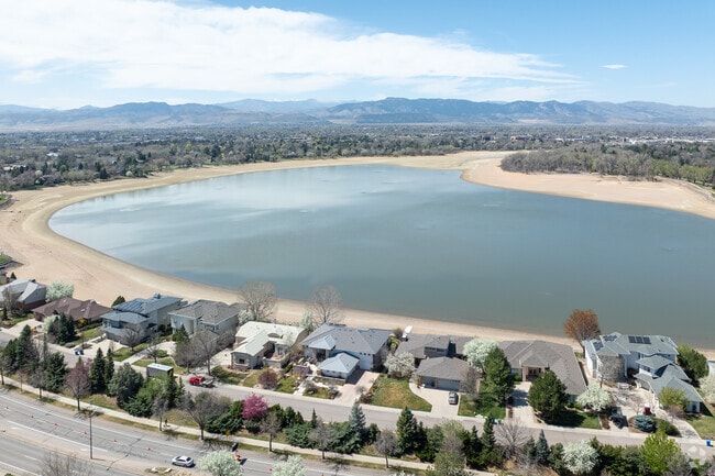 Warren Lake is the centerpiece of The Landing neighborhood.