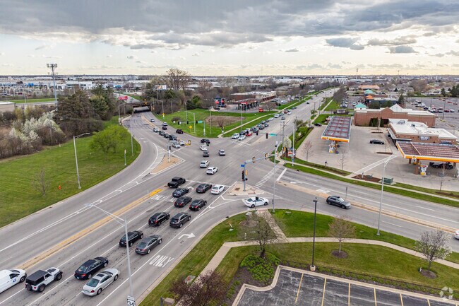 Ogden Avenue is Brush Hill's major thoroughfare.