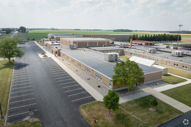 Patrick Henry Elementary sits on the same campus as the middle and high schools.