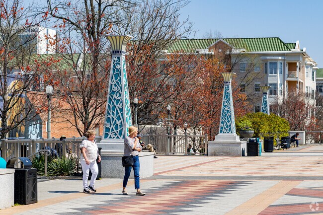 Decatur Square in downtown Decatur, is a popular gathering spot.