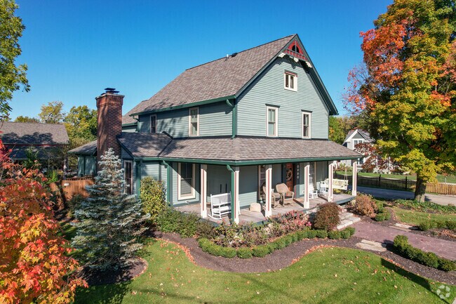 Homes in Northfield often feature wraparound porches and meticulously maintained lawns.