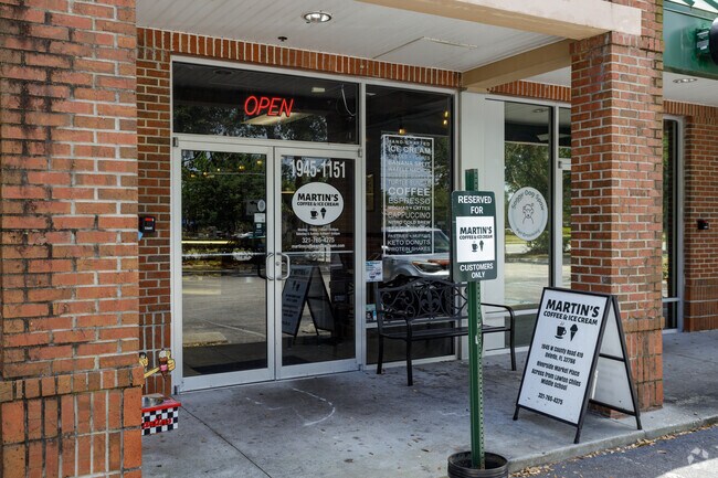 Martin's Coffee and Ice Cream serves Live Oak Reserve residents caffeine and treats.