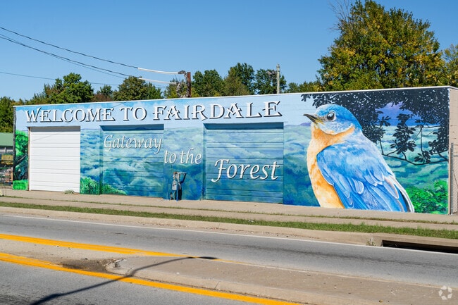 You can find murals throughout the Fairdale area.