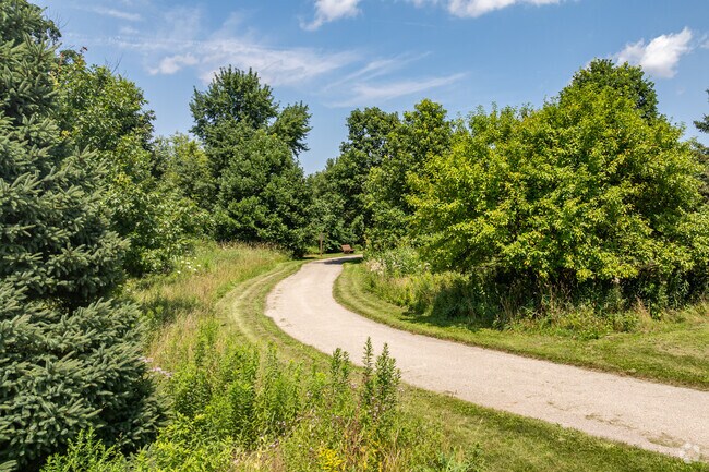 Fox River Park has miles of trails on which to walk or ride.