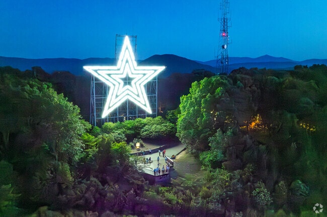 The Roanoke Star is a short drive from Preston Park to visit this downtown landmark.