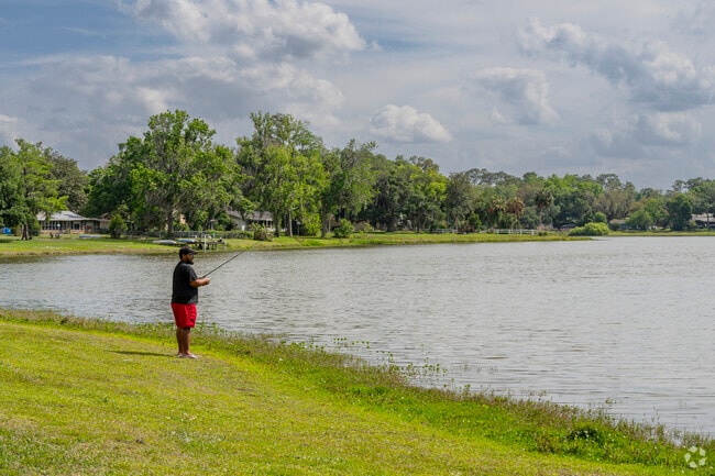 The many lakes and ponds in Silver Spring Shores provides many fishing opportunities.