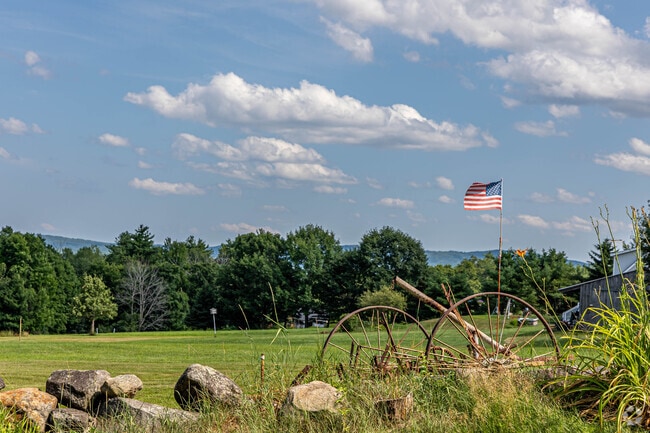 Enjoy the scenic routes in Sanbornton with views of the New Hampshire mountains.