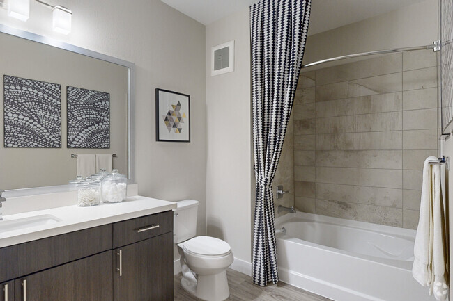 2BR, 2BA - 1,196SF - Bathroom 1
