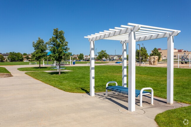 Jared Jensen Park in Ridgeview has a loop trail and plenty of shaded seating areas.