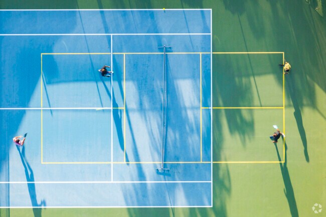 The K-Bar Ranch Amenities Center has tennis and pickle ball.