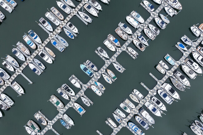 Shelter Bay residents dock their boats at the Shelter Bay Marina.