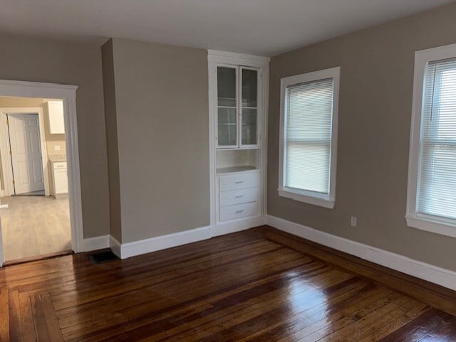 Living Room with built in hutch