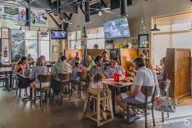 Take the family out for a great dinner at Dog and Duck in the Belle Hall Shopping Center.