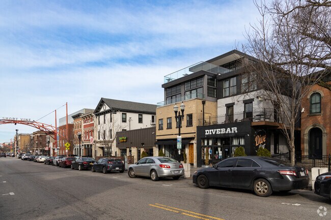 Bars and restaurants line Short Vine Street in Corryville.