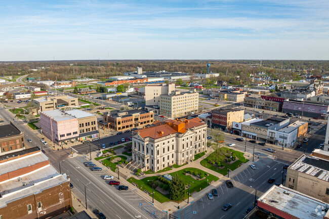 Downtown Marion is just up the road from The Village.