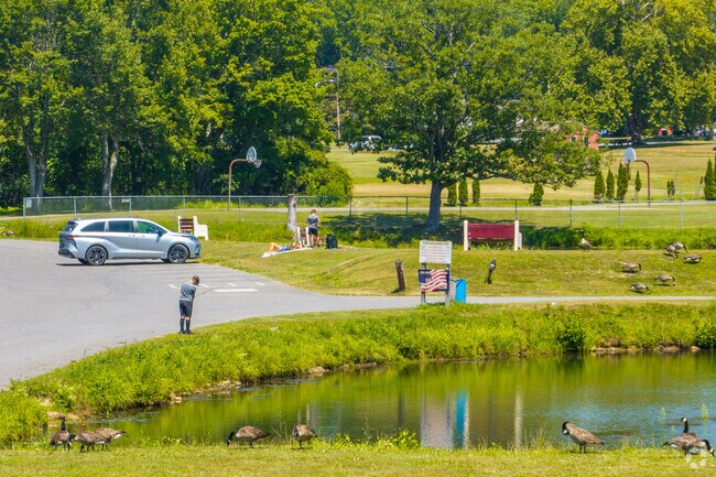 Locals head to Phifer's Ice Dam Park for some fishing.