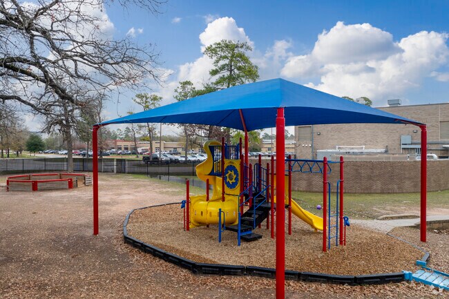 Oak Ridge Elementary students have room to run and play on the playground.