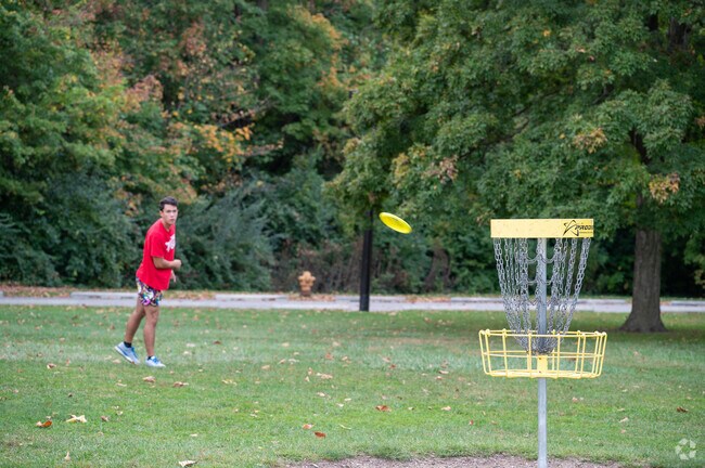 Shoaff Park offers a free frisbee golf coarse for all to enjoy.