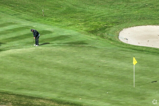 Go for a hole in one on the 18 hole golf course at Bloomington Country Club.