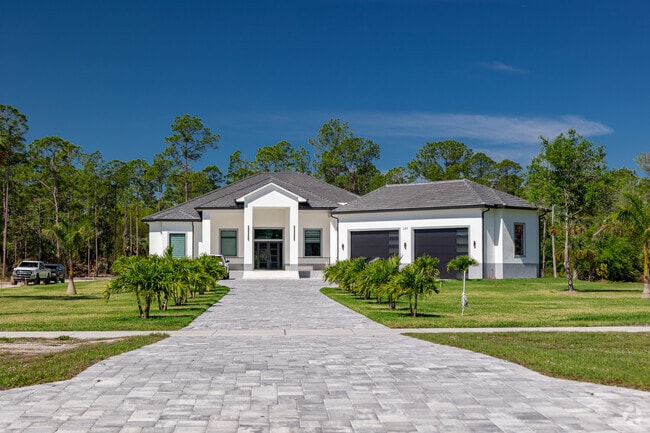 Rural Estates features many large custom homes with large acreages.