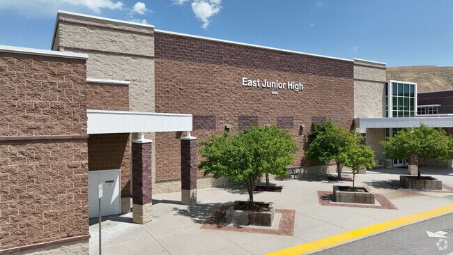 East Junior High School west entrance.