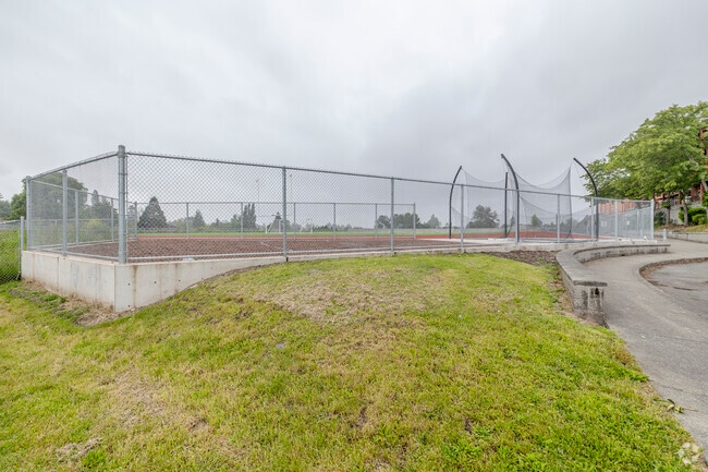 Turf football field offers a safe place for sports at Angelo Giaudrone Middle School.