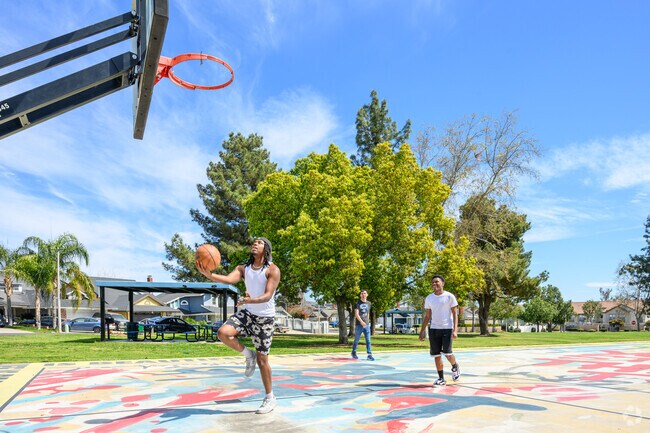 NBA star, Kawhi Leonard, grew up near Butterfield and helped fund Weston Park's basketball court construction.