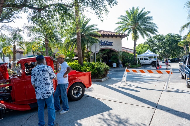 Classic Cars on Canal takes place right in front of Cork Screw Bar and Grille on Canal Street.