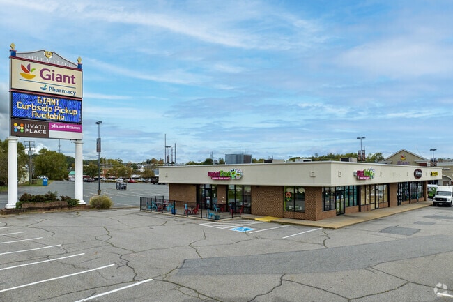 The East Village Shopping Center on Cowan Boulevard houses a Sweet Frog for frozen yogurt trips.