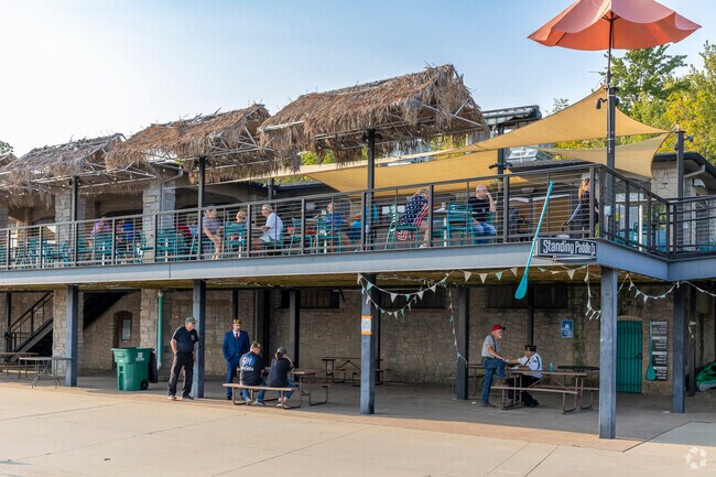 Beach House is a great place to go to near Lions Park while enjoying Lake Decatur.