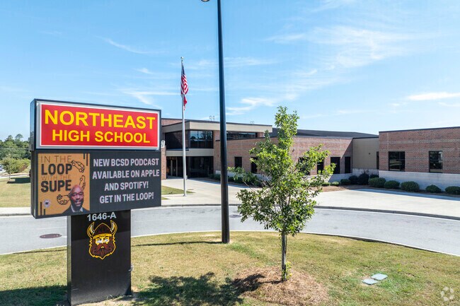 Northeast High School in Macon focuses on student achievement through diverse programs.