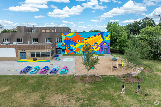 Francis Scott Key Elementary/Middle School in Baltimore has 589 students.