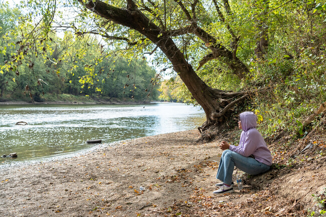 West Newton residents can relax by the river in Southwestway Park.