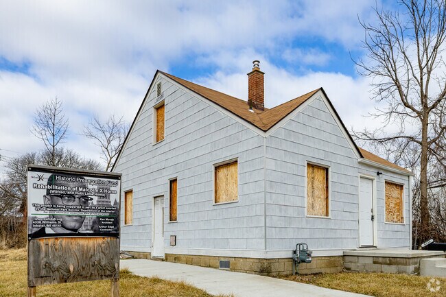 Civil rights leader Malcolm X once lived in an Inkster home that is being made into a museum.