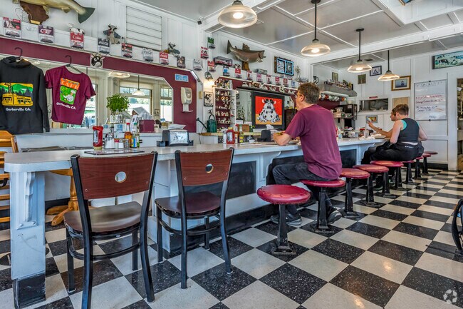 The Eel River Café is a Garberville favorite for classic food near Benbow.