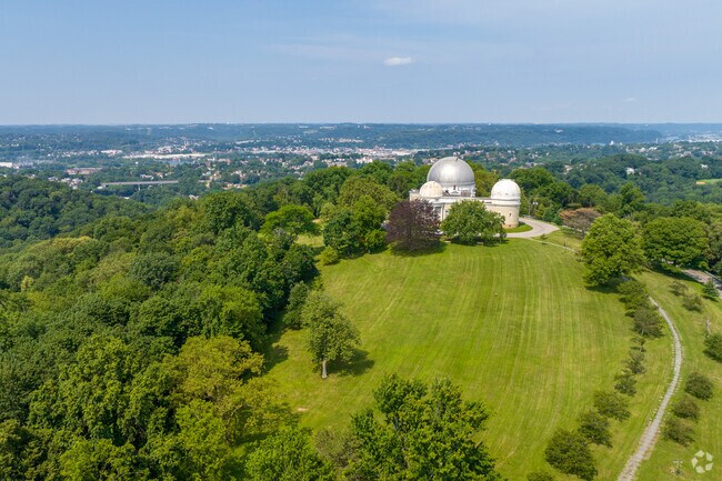 Riverview Park hosts a sprawling green space filled with hiking paths, near Summer Hill.