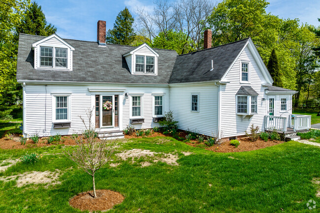 Older Cape Cod homes sit in Black Brook.