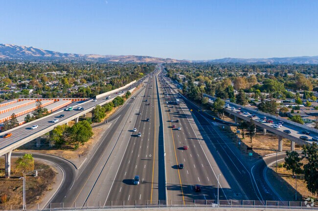 The Bayshore freeway is the easiest way to get to anywhere in the Bay area.