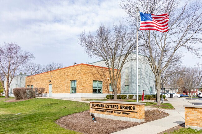 Hoffman Estates Library serves readers from South Barrington and nearby areas.