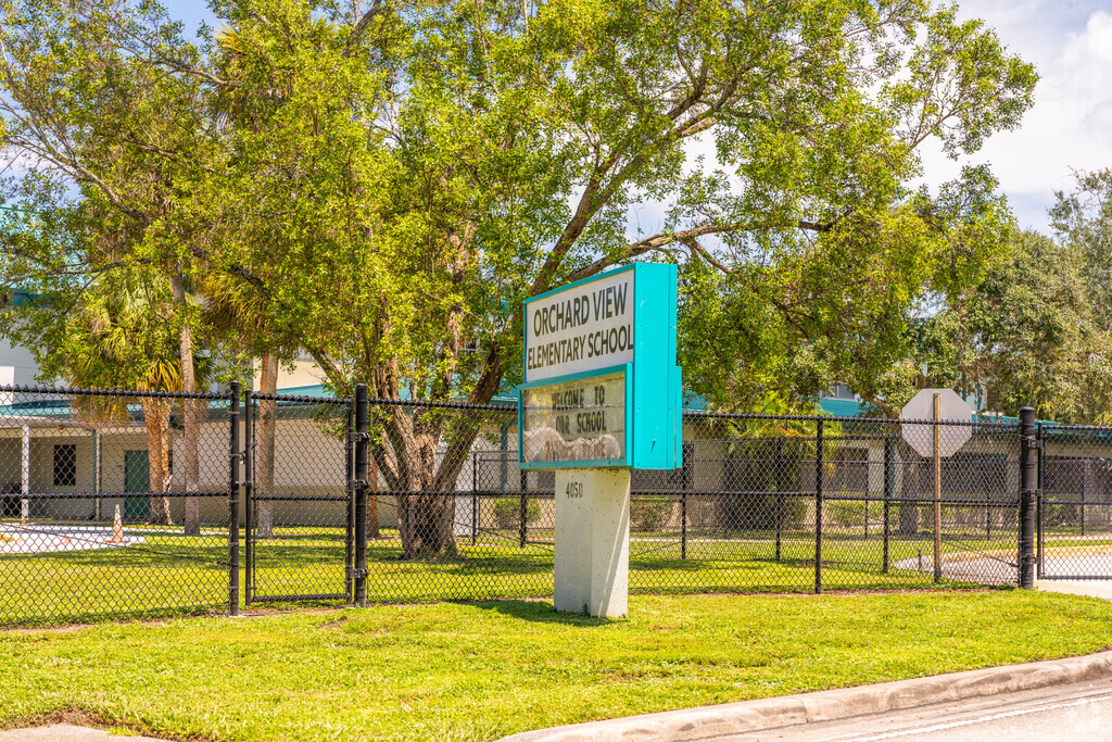 Orchard view elementary serving Outer Delray beach students.